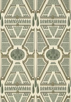 Aerial Garden Sage Behang AT9597