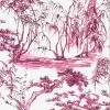 Anna French Kyoto Fuchsia - AT9831 -Trendy Wanddecoratie Wereld anna french anna french kyoto fuchsia at9831