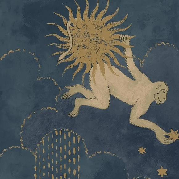 Au Fil Des Couleurs Stars And Monkeys AFDC204 /1 6 Au Fil Des Couleurs Stars And Monkeys AFDC204 /1 - Afbeelding 4