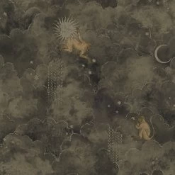 Au Fil Des Couleurs Stars And Monkeys AFDC204 /4 -Trendy Wanddecoratie Wereld au fil des couleurs au fil des couleurs stars and 2