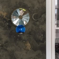 Au Fil Des Couleurs Stars And Monkeys AFDC204 /4 -Trendy Wanddecoratie Wereld au fil des couleurs au fil des couleurs stars and 4