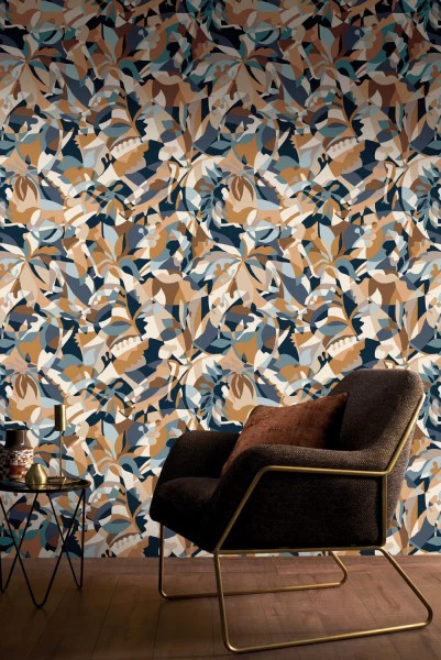 Casamance Plongeon Bleu Persan/ambre - 75880916 4 Casamance Plongeon Bleu Persan/ambre - 75880916 - Afbeelding 2