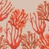 Catchii Coastal Coral Red - W200053 -Trendy Wanddecoratie Wereld catchii coastal coral red w200053