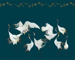 Catchii Japanese Crane Dance Blue - W200001