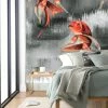 Catchii Koi Fish Art Grey - W200062 -Trendy Wanddecoratie Wereld catchii koi fish art grey w200062