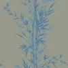 Bamboo Beige And Blue (Blue On Khaki) 100/5026 Behang -Trendy Wanddecoratie Wereld cole and son bamboo beige and blue blue on khaki 1