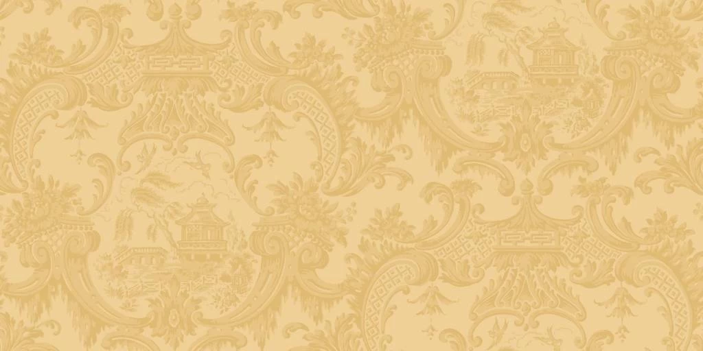 Chippanddale China Yellow (Zacht Yellow) 100/3014 Behang 3 Chippanddale China Yellow (Zacht Yellow) 100/3014 Behang