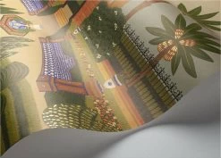 Cole And Son Alcazar Gardens Terracotta & Spring 117/7020 -Trendy Wanddecoratie Wereld cole and son cole and son alcazar gardens terracot 2