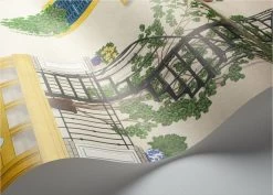 Cole And Son Alfaro Canary Yellow & Petrol 117/4010 -Trendy Wanddecoratie Wereld cole and son cole and son alfaro canary yellow pet 3