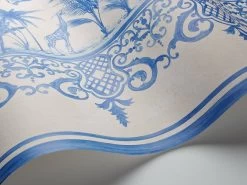 Rousseau Cobalt Blue, Blauw, Wit 99/10042 Behang -Trendy Wanddecoratie Wereld cole and son rousseau cobalt blue blauw wit 99 100 2