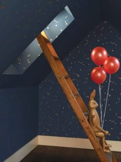 Stars Pink & Gold 103/3015 -Trendy Wanddecoratie Wereld cole and son stars pink gold 103 3015 1