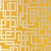 Geometric Enigma Metallic BP5508 -Trendy Wanddecoratie Wereld farrow ball geometric enigma metallic bp5508