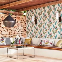 Harlequin Llenya Ink/Coral/Seaglass - 112236 -Trendy Wanddecoratie Wereld harlequin harlequin llenya ink coral seaglass 1122 1