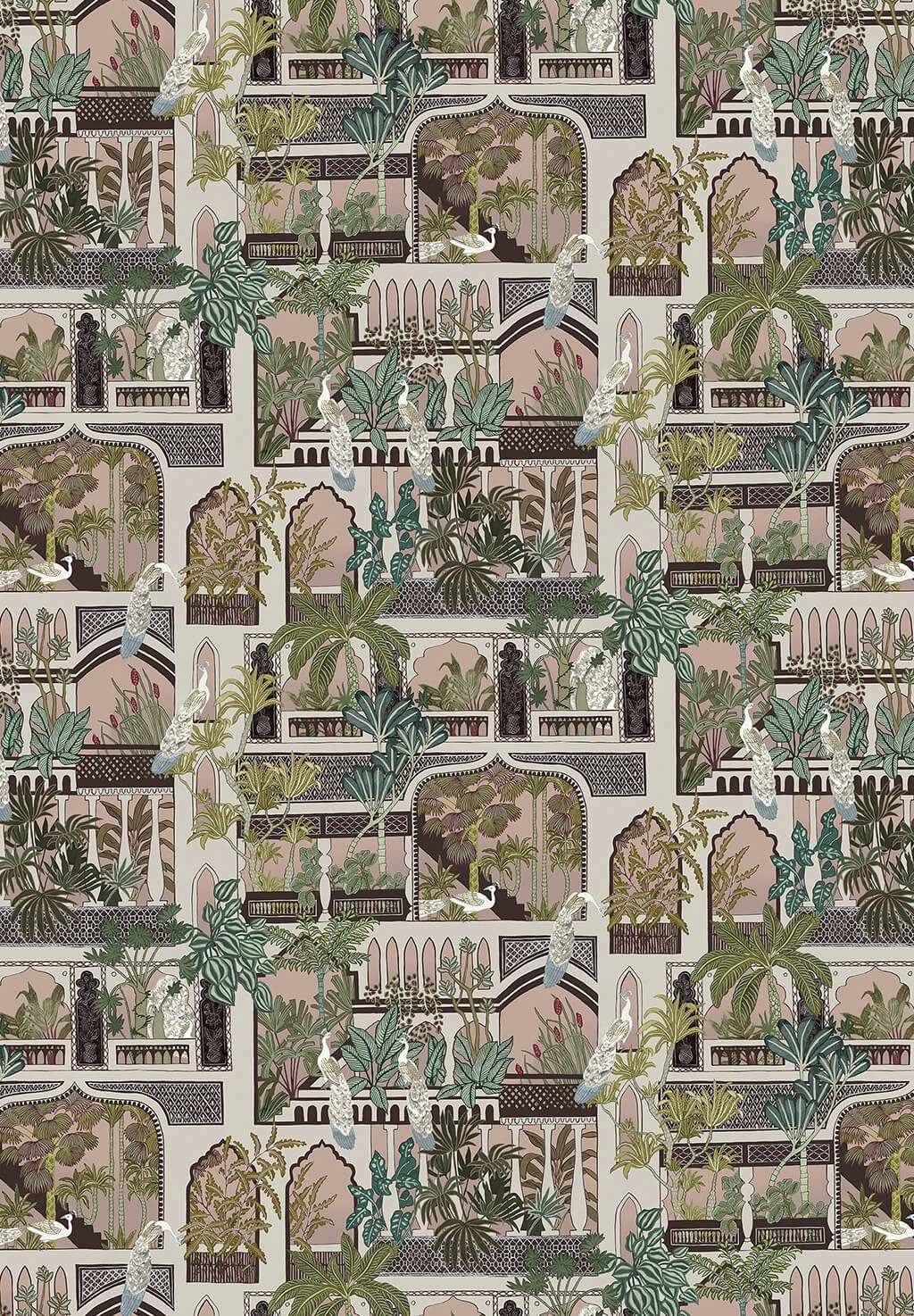 Josephine Munsey Peacock Arches Blush Pink - JMW-101101 4 Josephine Munsey Peacock Arches Blush Pink - JMW-101101 - Afbeelding 2