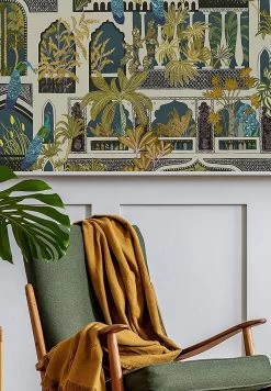 Josephine Munsey Peacock Arches Dark Teal - JMW-101121 7 Josephine Munsey Peacock Arches Dark Teal - JMW-101121 -Trendy Wanddecoratie Wereld josephine munsey josephine munsey peacock arches d 2