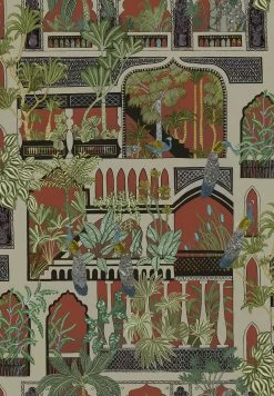 Josephine Munsey Peacock Terracotta - JMW-101141