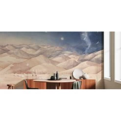 Les Dominotiers Loup Blue Biche Faupe - DOM804 -Trendy Wanddecoratie Wereld les dominotiers les dominotiers loup blue biche fa 4