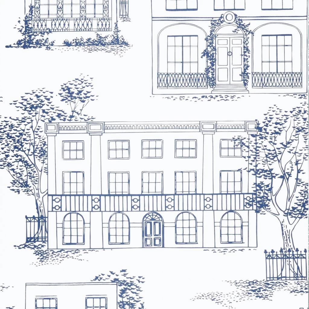 Little Greene Hampstead Middenblauw - 0288HAMIDBL 3 Little Greene Hampstead Middenblauw - 0288HAMIDBL