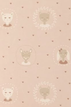 Majvillan Hearts Dusty Warm Pink - 148-01