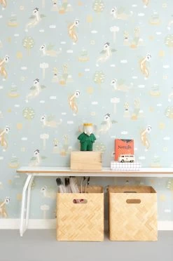 Majvillan Magical Adventure Dusty Blue - 133-02 9 Majvillan Magical Adventure Dusty Blue - 133-02 -Trendy Wanddecoratie Wereld majvillan majvillan magical adventure dusty blue 1 3