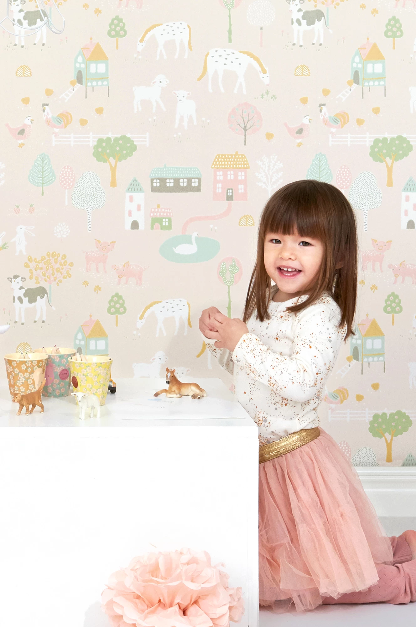 Majvillan My Farm Soft Pink - 127-03 6 Majvillan My Farm Soft Pink - 127-03 - Afbeelding 4