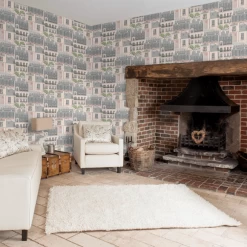 Manuel Canovas Les Toits Parijs Ardoise 3082/02 -Trendy Wanddecoratie Wereld manuel canovas manuel canovas les toits parijs ard 1