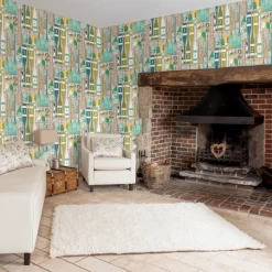 Manuel Canovas Nieuwpoort Emeraude 3081/02 -Trendy Wanddecoratie Wereld manuel canovas manuel canovas nieuwpoort emeraude 2