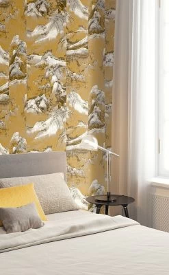 Masureel Akiyama Gold - KIM301 -Trendy Wanddecoratie Wereld masureel masureel akiyama gold kim301 2