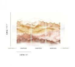 Masureel Vista Sunset - DGSPI2021 -Trendy Wanddecoratie Wereld masureel masureel vista sunset dgspi2021 2