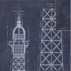 Mind The Gap Grand Eiffel Blue WP20219