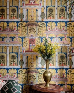 Mind The Gap Marjolle Garden - WP20749 -Trendy Wanddecoratie Wereld mind the gap mind the gap marjolle garden wp20749 2