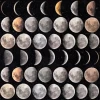 Moon Phases WP20066 -Trendy Wanddecoratie Wereld mind the gap moon phases wp20066