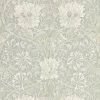 Morris & Co Pure Honeysuckle & Tulip Grey Blue - 216525