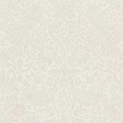 Morris & Co Pure Strawberry Thief Oyster/Chalk - 216021