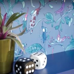 Osborne Little Cockatoos W6060-03 -Trendy Wanddecoratie Wereld osborne little osborne little cockatoos w6060 03 1