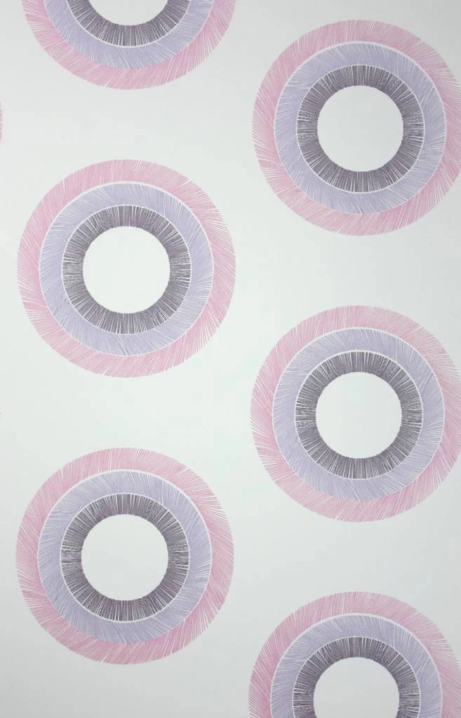 Parure Ivory Fuchsia Purple W6436-04 Behang 3 Parure Ivory Fuchsia Purple W6436-04 Behang