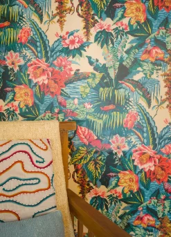 Pierre Frey Amour Des Tropiques Jungle - FP978002 -Trendy Wanddecoratie Wereld pierre frey pierre frey amour des tropiques jungle 1