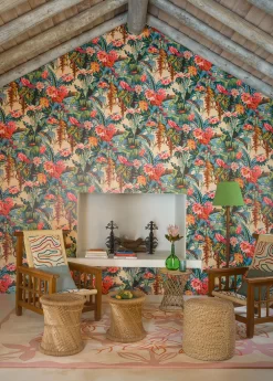 Pierre Frey Amour Des Tropiques Jungle - FP978002 -Trendy Wanddecoratie Wereld pierre frey pierre frey amour des tropiques jungle 2