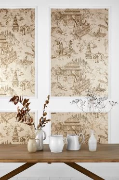 Pierre Frey Le Printemps Du Mekong - FP581002 -Trendy Wanddecoratie Wereld pierre frey pierre frey le printemps du mekong fp5 2