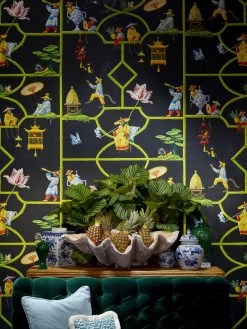 Pierre Frey Les Singes Savants - FP770001 -Trendy Wanddecoratie Wereld pierre frey pierre frey les singes savants fp77000 1