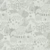 Sanderson The Allotment Dove - 216352 -Trendy Wanddecoratie Wereld sanderson sanderson the allotment dove 216352