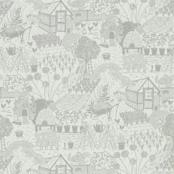 Sanderson The Allotment Dove - 216352