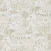 Sanderson The Allotment Linen - 216353 1 Sanderson The Allotment Linen - 216353 -Trendy Wanddecoratie Wereld sanderson sanderson the allotment linen 216353