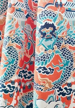 Thibaut Imperial Dragon - T14237 -Trendy Wanddecoratie Wereld thibaut thibaut imperial dragon t14237 3