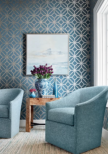 Thibaut Mamora Trellis Cork - T10414 4 Thibaut Mamora Trellis Cork - T10414 - Afbeelding 2