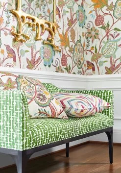 Thibaut Windsor Brown And Green - T14306 -Trendy Wanddecoratie Wereld thibaut thibaut windsor brown and green t14306 2