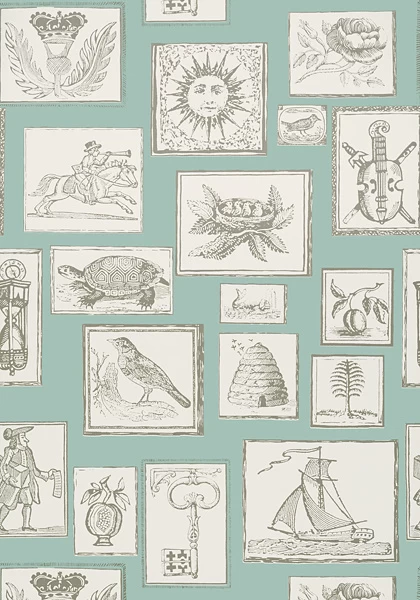 Thibaut Wood Blocks - T64179 3 Thibaut Wood Blocks - T64179